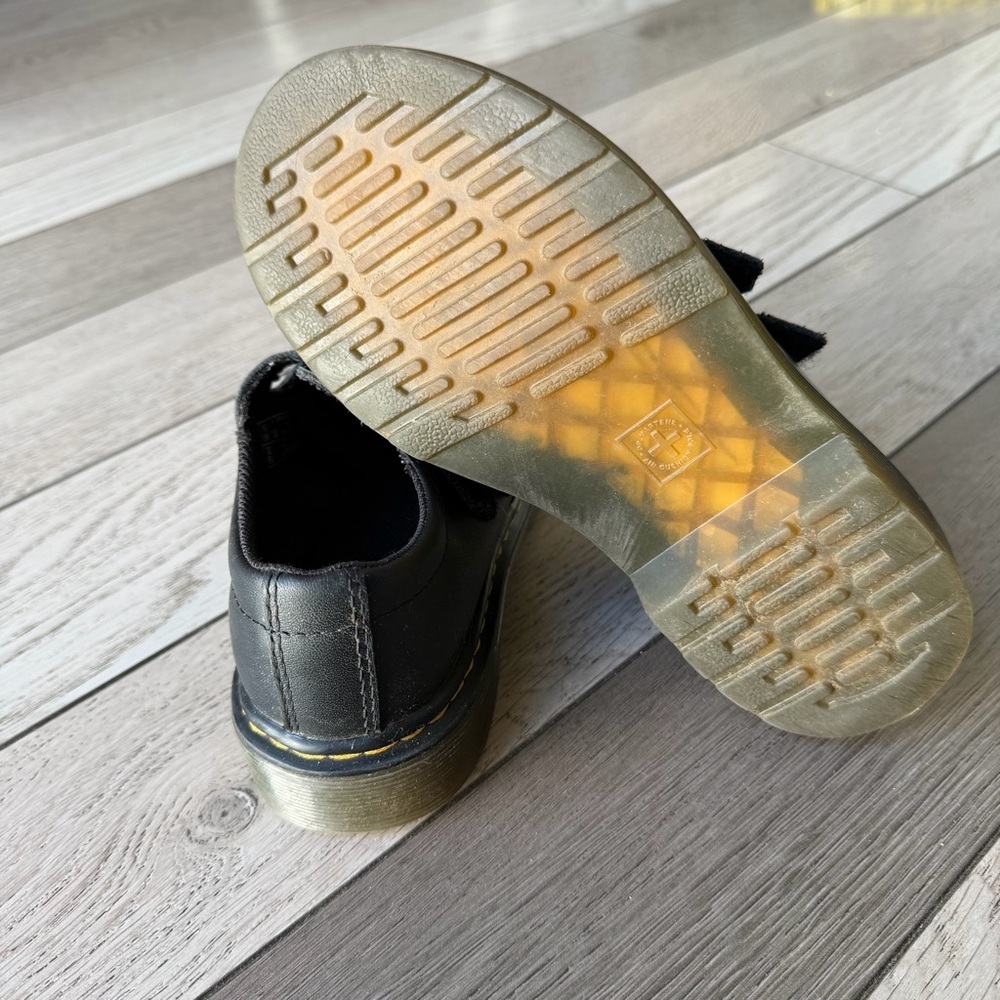 Dr. Martens Kids Black Leather Mary Jane Shoes - Picture 6 of 7